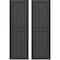 Ekena Millwork Americraft 5-Board Exterior Wood 2 Equal Panel Framed Board-n-Batten Shutters, ARW101BF518X77SMH, PR ARW101BF518X77SMH - alternate 1
